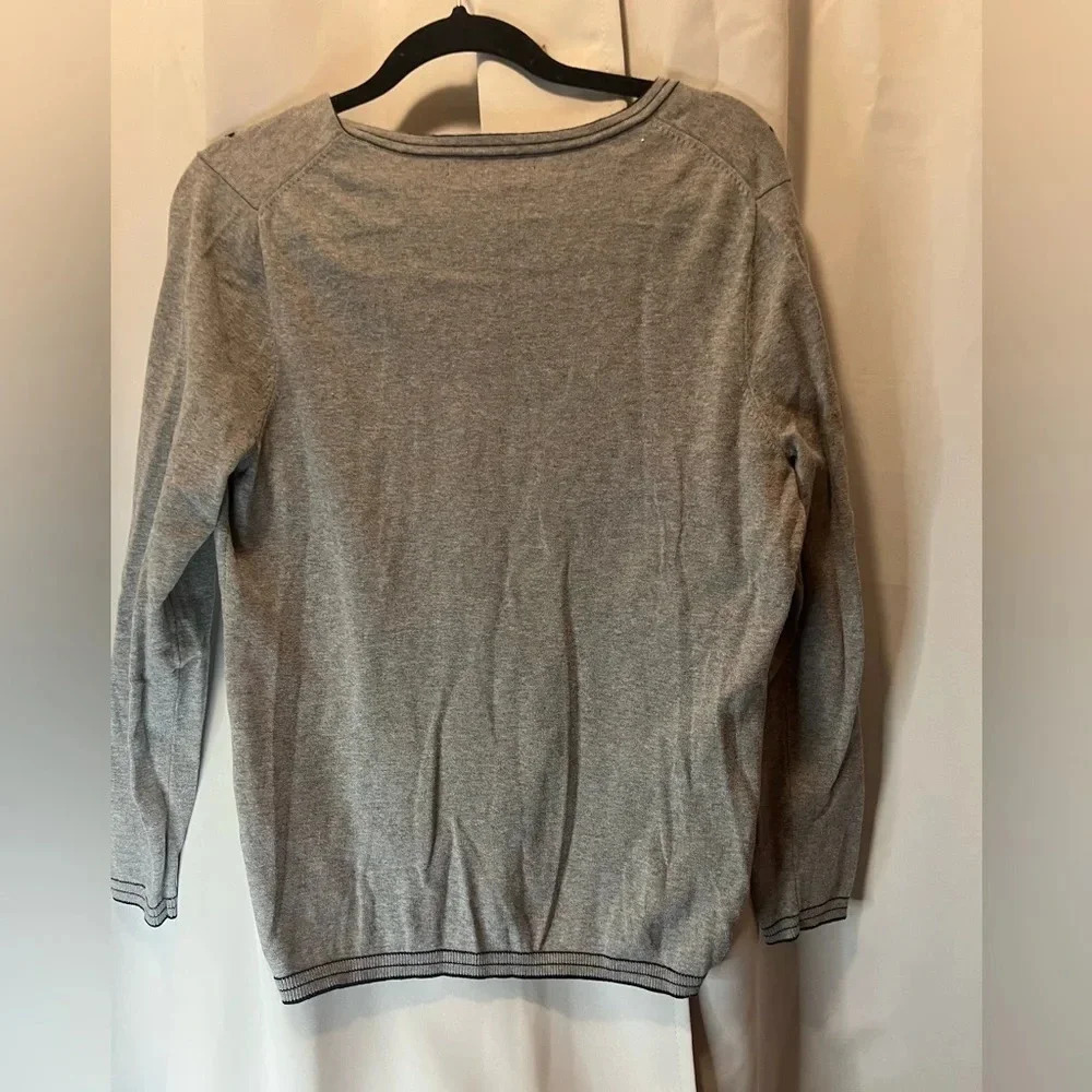 Tommy Hilfiger Nautical V Neck Sweater Size Large - Picture 3 of 7